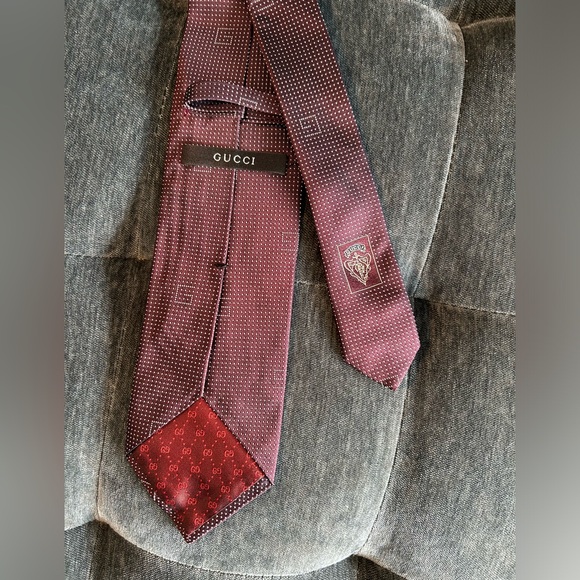 Lot of 4 silk Gucci ties - Picture 10 of 13